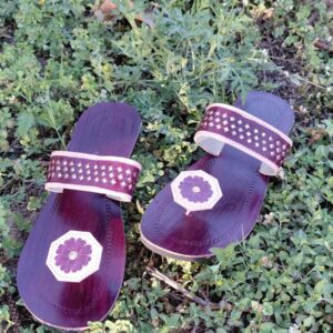 Paharika Phoolkaar Handcrafted Leather Flats