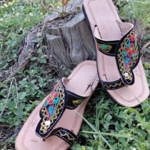 Paharika Gulnaar Embroidered Flats