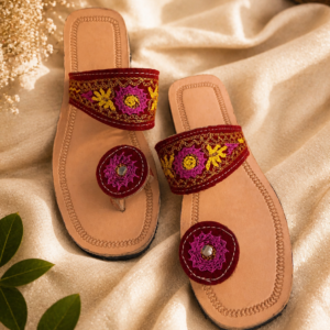 Paharika Phoolkaar Embroidered Handcrafted Flats